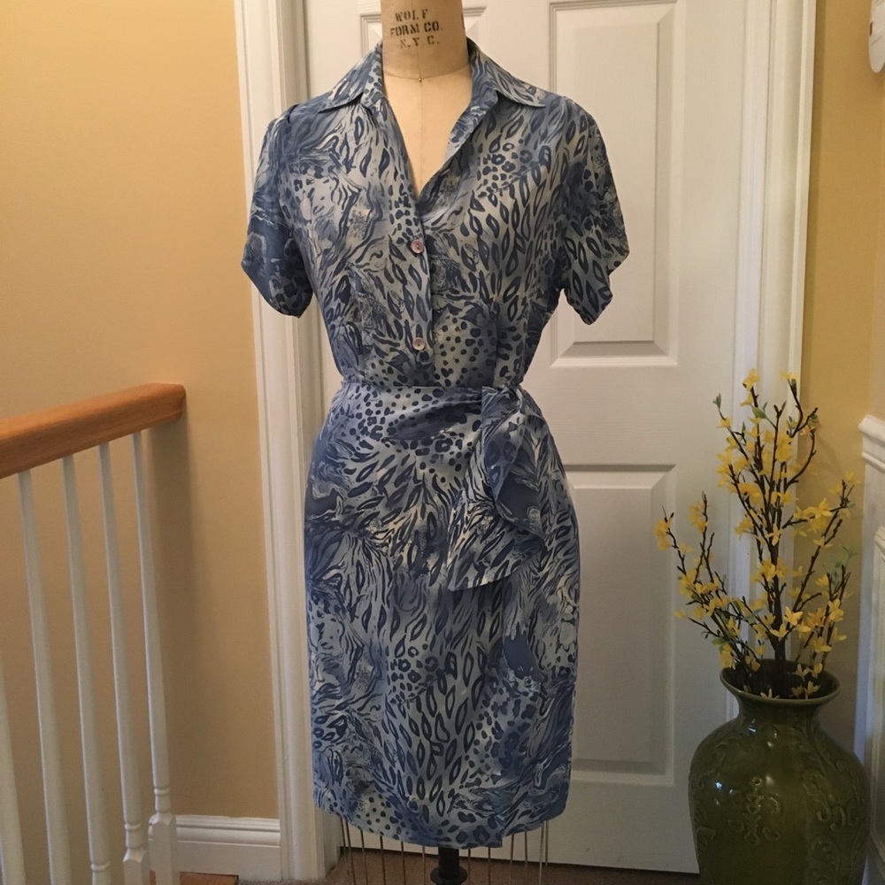 Silk dress 2 piece